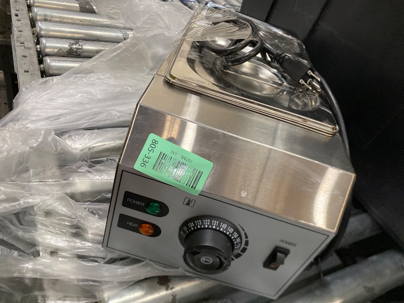 View 2 of 1000W Electric Chocolate Tempering Machine, Commercial Chocolate Melter with 2 Cylinders, Water Bath Heating, Adjustable Thermostat & Indicator Light, Stainless Steel Chocolate Warmer