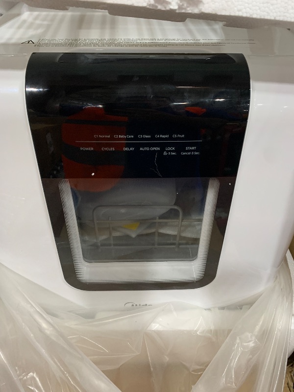 View 3 of **PARTS ONLY** Midea Countertop Dishwasher with Built-in Water Tank