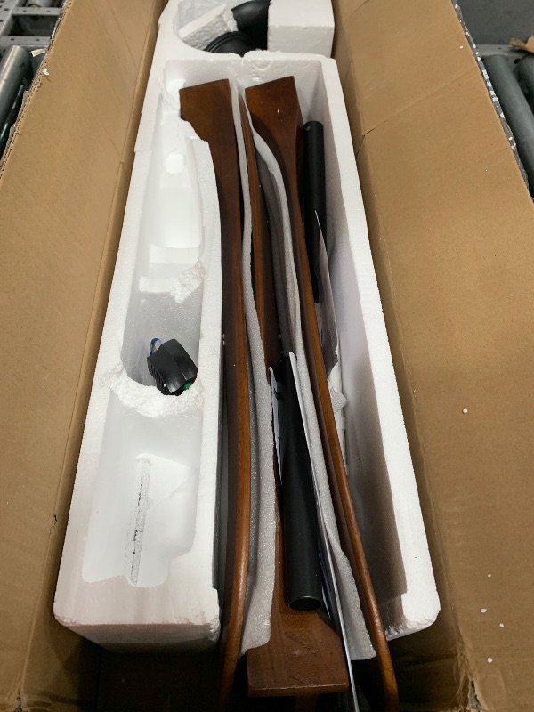 View 3 of **no fan motor**BOOSANT 60" Wood Ceiling Fan with Light and Remote**for parts only**