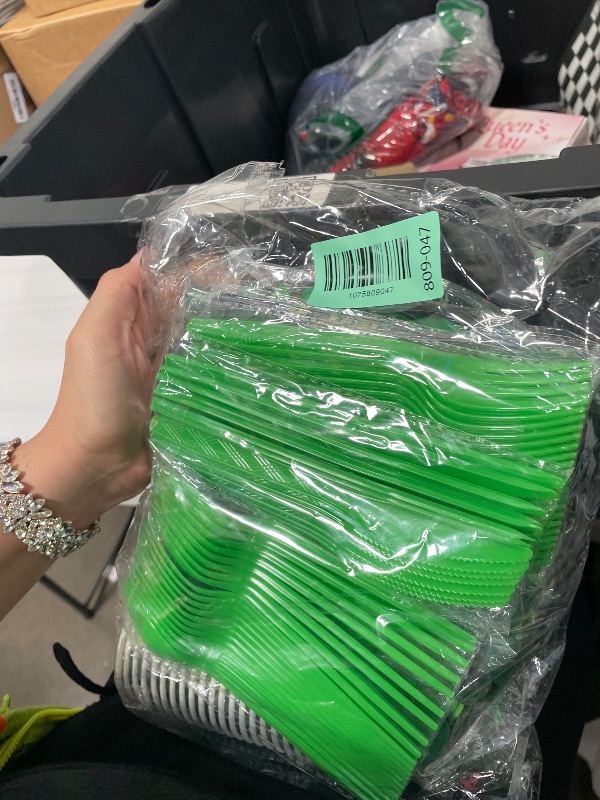 View 2 of 166 PCS Dinosaur Birthday Decorations, Dinosaur Party Supplies Includes Plates, Cups, Napkins, Cutlery, Banner, Tablecloth, Balloons for Dino Party Decorations, Serves 20