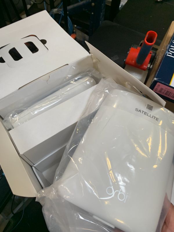 Photo 1 of NETGEAR Orbi Whole Home Tri-Band WiFi 6 Mesh Network System (RBR50v2 ) – Router with 1 Satellite Extender -Security Features - Coverage Up to 5,000 sq. ft., 100 Devices - ac3000(Up to 6Gbps)