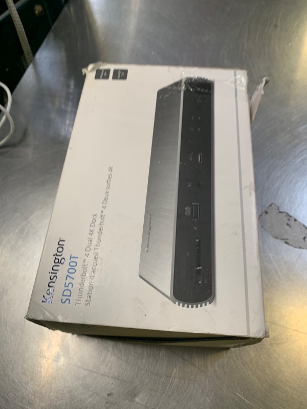 View 2 of Kensington SD5700T Thunderbolt 4 Docking Station, Dual 4K, 90W PD - Window and Mac OS (K35175NA)