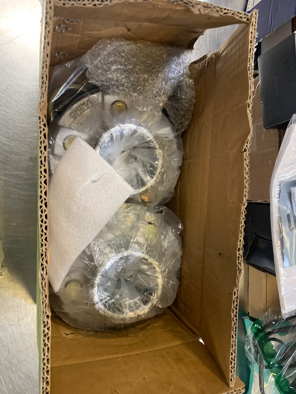 Photo 1 of Aeagle 2 Sets 5 on 4.5" Bolt Circle Hot-Galvanized Idler Hub Kits for 3,500lbs Boat Trailer 1-1/16'' to 1-3/8'' Tapered Axle, Inner & Outer Cone Bearings