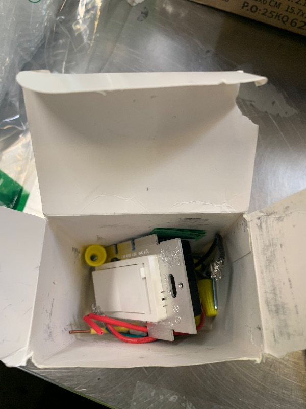 Photo 1 of Lutron Caseta Original Smart Dimmer Switch (Lutron Smart Hub Required), for LED Lights, 150 Watt, Single-Pole/3-Way, No Neutral Required, PD-6WCL-WH, White