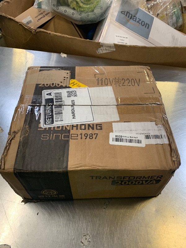 Photo 1 of SUNSHUN 2000W 110v to 220v Converter Step Up Voltage Transformer 110v/120V to 220V/240V with 2 Output Sockets for Europe Asia Appliances Used in US 2000 Watts White