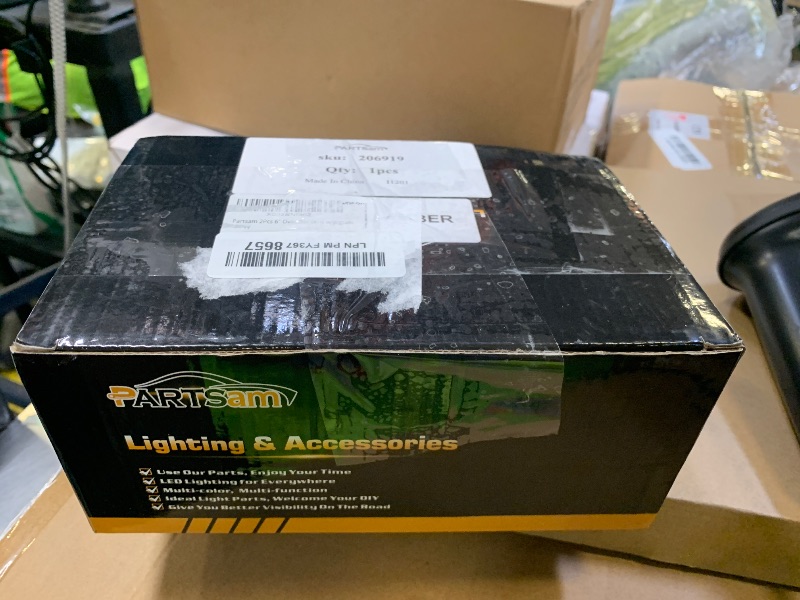 Photo 1 of Partsam 2Pcs 6 Inch Oval Led Mid Ship Turn Signal and Side Marker Clearance Lights Amber Lens Sealed with 3-Wire Pigtail for Led Trailer Lights, Weathertight Plug