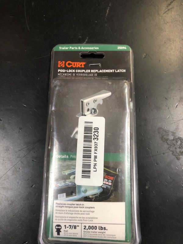 Photo 1 of POSI-LOCK TRAILER REPLACEMENT LATCH 1-7/8'' BALL 