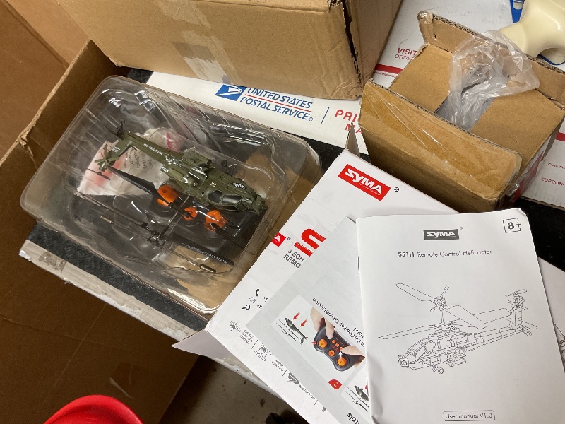Photo 3 of SYMA RC Helicopters, S51H Remote Control Helicopter 2.4GHz Military Army Toys for Boys Girls Kids with Altitude Hold, One Key Take Off/Landing, LED Light, Low Battery Reminder