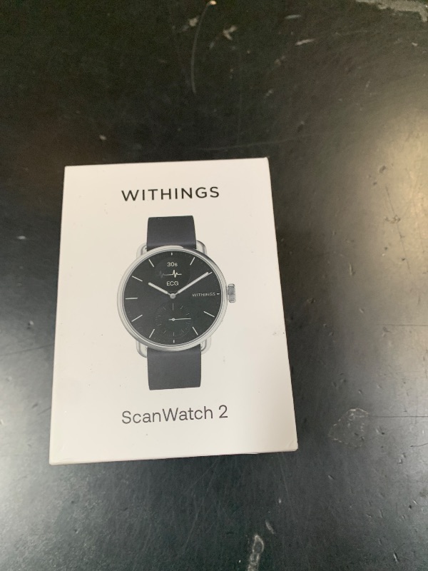 Photo 1 of WITHINGS ScanWatch 2 - Hybrid Smart Watch, Heart Rate Monitoring, Fitness Tracker, Cycle Tracker, Sleep Monitoring, GPS Tracker, 30-Day Battery Life, Android & Apple Compatible, HSA/FSA