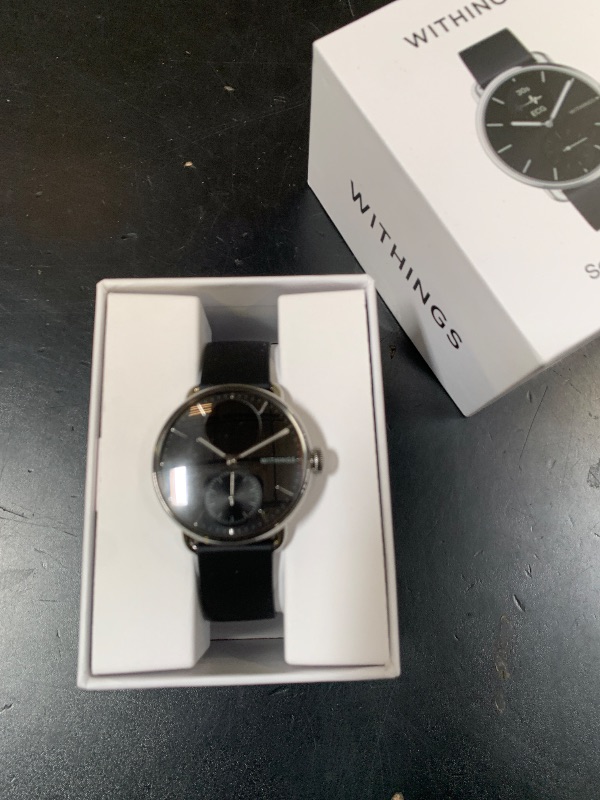 Photo 1 of WITHINGS ScanWatch 2 - Hybrid Smart Watch, Heart Rate Monitoring, Fitness Tracker, Cycle Tracker, Sleep Monitoring, GPS Tracker, 30-Day Battery Life, Android & Apple Compatible, HSA/FSA