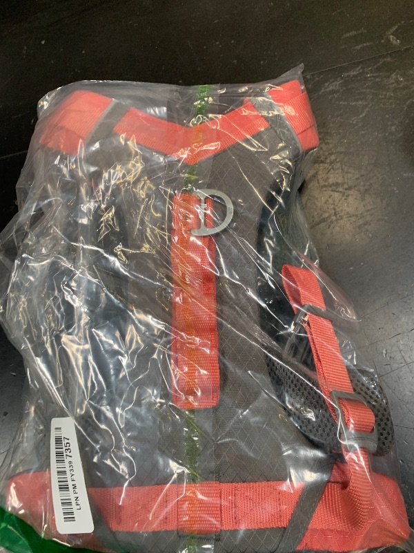 Photo 1 of Kurgo Journey Air Dog Harness - Secure Fit for Active Dogs - Padded Chest - Lightweight Ripstop Fabric - Breathable Mesh - Reflective Trim - Back Assist Handle - Coral - Large