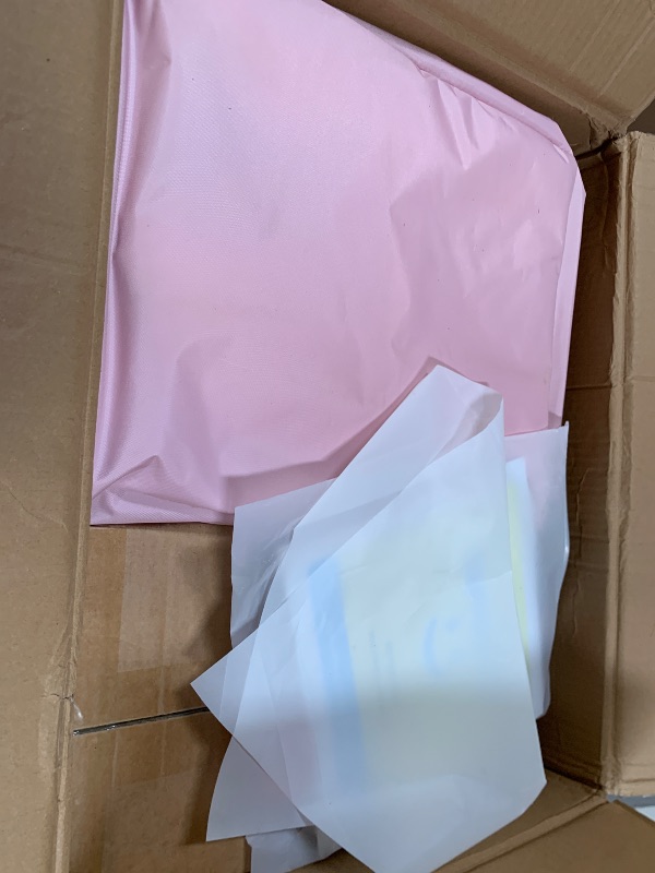 Photo 1 of PVC Bounce House, Bounce House for Kids 3-6 with Blower & Slide, Pink Bouncy Castle for Toddlers 1-3 Indoor Outdoor, 8.9ft L x 6ft W x 7.1ft H, Nice Bouncy House for Your Party