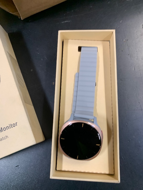 Photo 1 of Audar E2 Senior Smartwatch with Fall Detection & SOS, 24/7 Heart Rate, Blood Pressure, SpO? & Temperature Monitoring, IoT AI Wellbeing Reports/Health History, Cloud Dashboard, No Cell Phone/App Needed