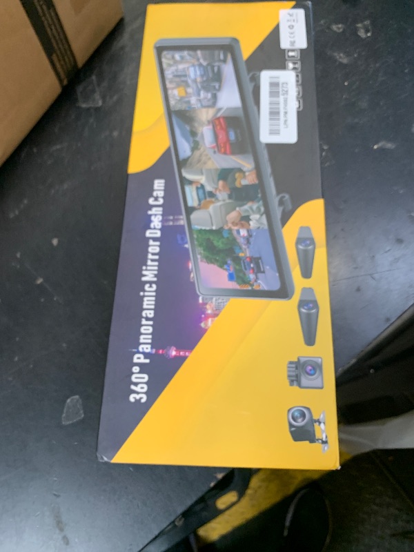 Photo 1 of 4 Camera System,10" AHD Mirror Rear View Dash Cam, Touch Screen Dash Cam with 128GB Card/Reverse line/WiFi/APP/1080P Night Vision for Car,Pickup,Truck,RV,Bus,SUV,MPV