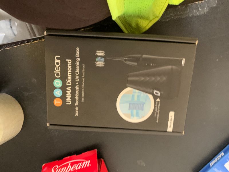 Photo 1 of Tao Clean UV Sanitizing Sonic Toothbrush and Cleaning Station, Electric Toothbrush, Dual Speed Setting, Black