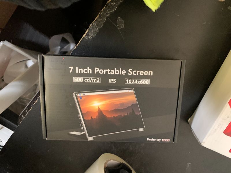 Photo 1 of GeeekPi 7 Inch Capacitive Touchscreen for Raspberry Pi, 1024x600 IPS LCD Display with Dual-Speaker, HDMI Portable Monitor for Raspberry Pi 5/Pi 4B/3B+/3B/B+/Zero/400, Win11/10/8/7, Free-Driver