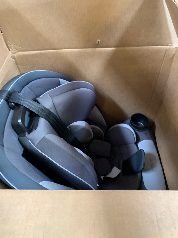 Photo 1 of Safety 1st Grow and Go All-in-One Slim Convertible Car Seat, Rear Facing, 5-40 lbs, Forward Facing (30–65 lbs), High Back Booster Seat 40-100 pounds, Iron Frost