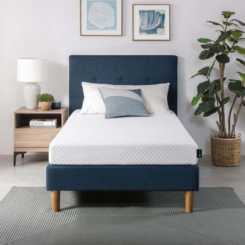 Photo 1 of ZINUS 6 Inch Twin Cooling Essential Memory Foam Mattress [NewVersion], Fiberglass Free, Medium Feel, Breathable Cooling Layers, Certified Safe Materials
