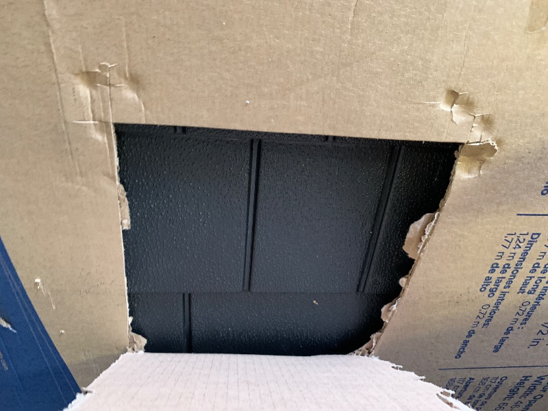 Photo 1 of Suncast Outdoor Storage Cabinet Waterproof Resin Vertical Outdoor Storage Shed (54 cu. ft.) for Patio, Garden Tools, Cushions, & Equipment. Weatherproof Plastic Multi-Wall Design, Capacity Made in USA