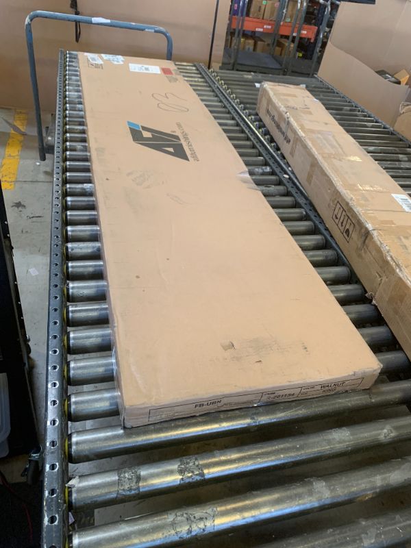 Photo 1 of AFI Nantucket King Solid Wood Platform Bed with Footboard & Storage Drawers in Walnut