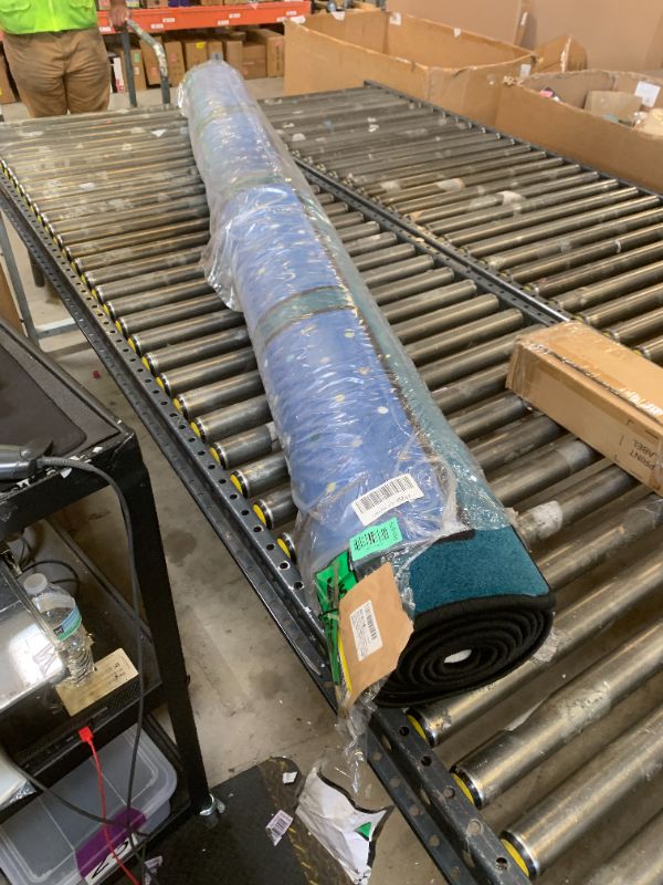 Photo 1 of Flagship Carpets Happy Squares Classroom Educational Area Rug for Kids and Teachers, Durable Quality for Schools, Preschool, Daycare, Learning Centers, and Home, Seats 24, 7'6" x 12' - Calming