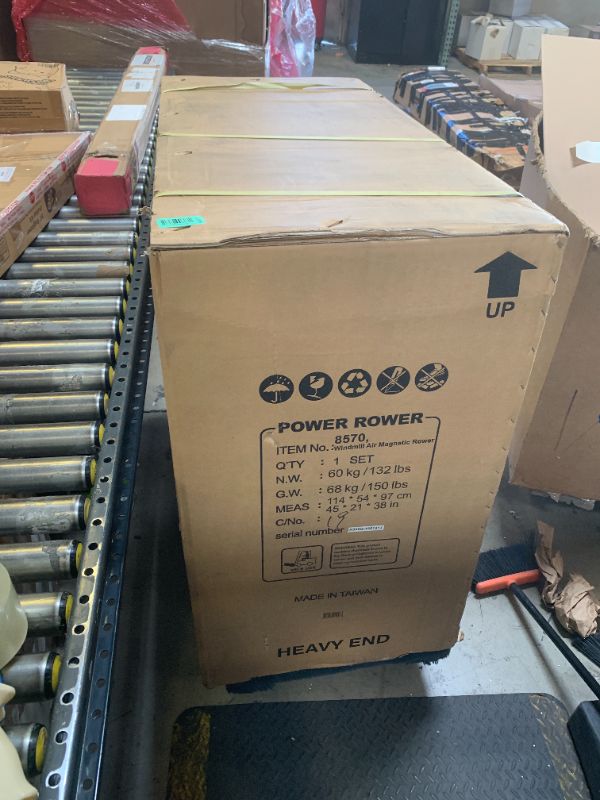 Photo 1 of Sunny Health & Fitness Asuna Windmill Air Magnetic Rowing Machine Rower with 14 lb Flywheel, Air and Magnetic Resistance, High Weight Capacity, Performance Monitor and Aluminum Slide Rail