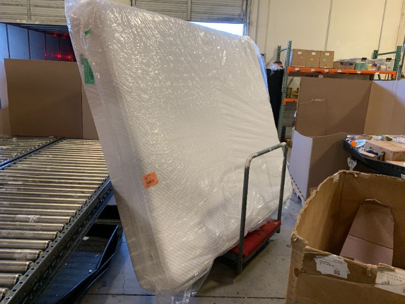 Photo 1 of Amazon Basics Gel Memory Foam Mattress, Firm, Cooling, California King Mattress, CertiPUR-US® Certified Foam, 84 x 72 x 12 inches, White/Gray