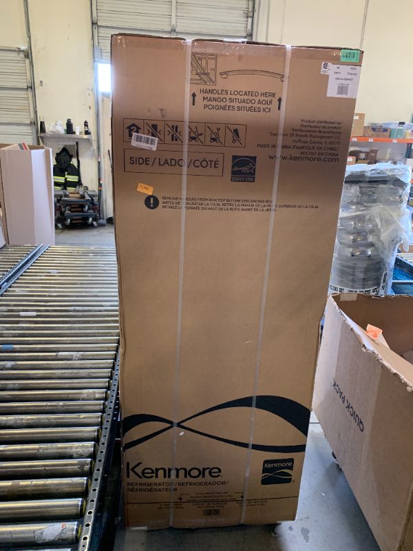 Photo 1 of Kenmore 36" French Door Refrigerator with Freezer - Accela Chill, Adjustable Shelving, Humidity Controlled Crispers, ENERGY STAR Certified, 20.3 cu. ft. Capacity, Fingerprint Resistant Stainless Steel