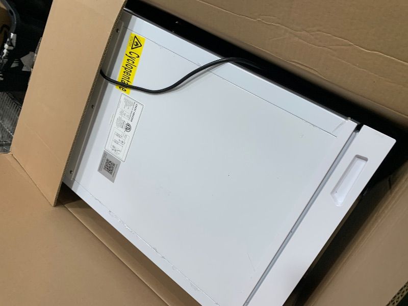 Photo 3 of 5.0 Cu.Ft Chest Freezer with Removable Basket, Deep Freezer with 6 Adjustable Temperature & Removable Baskets, Top Open Door Compact Freezer for Home, Apartments, White