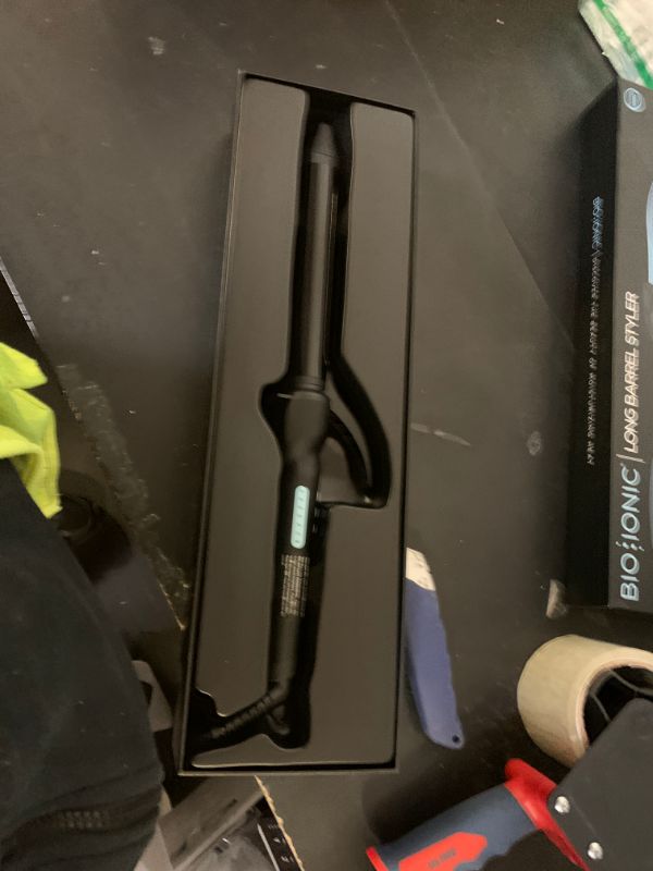 Photo 1 of Bio Ionic Long Barrel Styler, 1.25 inch Extended Curling Iron with Moisture Heat Technology & NanoIonic MX, Versatile Curling Wand with Longer Barrel for Medium Sized Defined Curls