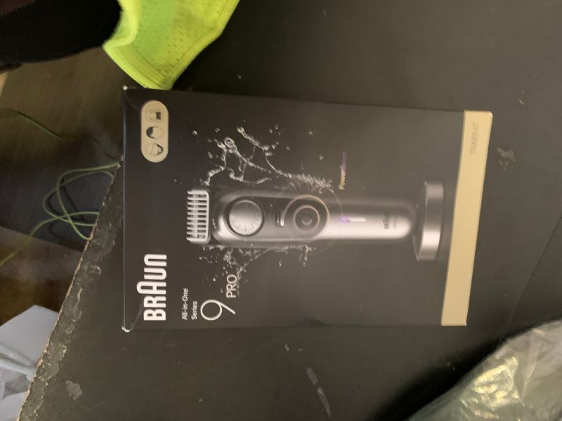 Photo 1 of Braun Series 9 PRO All-in-One Beard & Body Grooming Kit for Men, Cordless Trimmer, Hair Clippers & Shaver for Face, Hair & Body with Gillette Labs Razor, AIO 9570