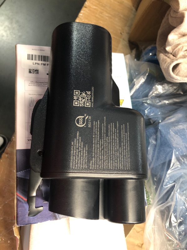 View 3 of Lectron NACS to CCS Electric Vehicle Adapter with Interlock - (500A/1,000V) - Compatible with Tesla Superchargers - CCS1 EV Fast Charging with Vortex Plus [Check Automaker for Compatibility] - UL 2252