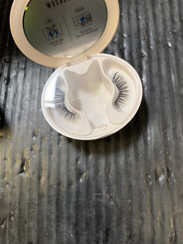 Photo 1 of WOSADO Soft Magnetic Eyelashes Kit with Applicator, [Orchid] 22mm Reusable Glue-free Wispy Magnetic Lashes, Cruelty-free False Lashes, Waterproof, Lightweight, Suit for Heavy Makeup