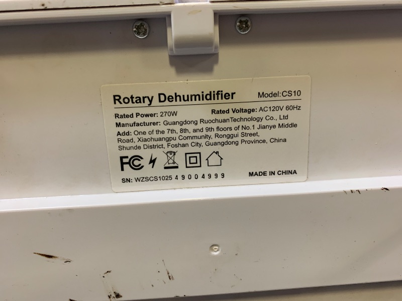 Photo 1 of Dehumidifiers for Home, 2000 Sq.Ft Small Dehumidifier with 3.3ft Drain Hose, 2.5L Tank, Timer Sleep Mode, Portable Dehumidifier for Basement, Bedroom, Bathroom (Sweet White)