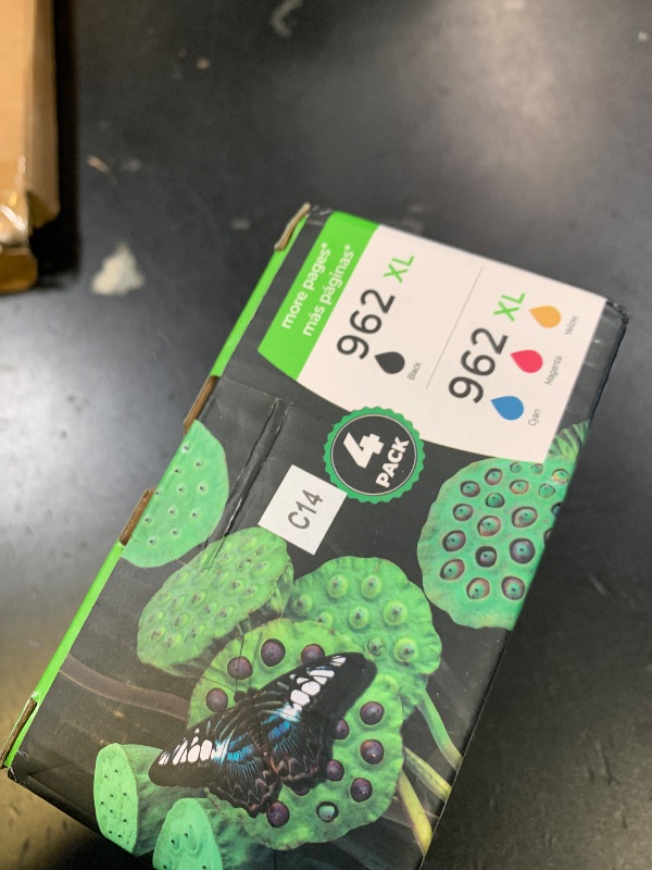 Photo 1 of 962XL Ink Cartridges for OfficeJet Pro 9010 9020 9015 9018 9025 Compatible for HP 962XL Ink Cartridges Combo Pack 962 Ink Replacement for Office Jet Pro 9015 9010 9020 9018 9025 9012 Printer (4-Pack)