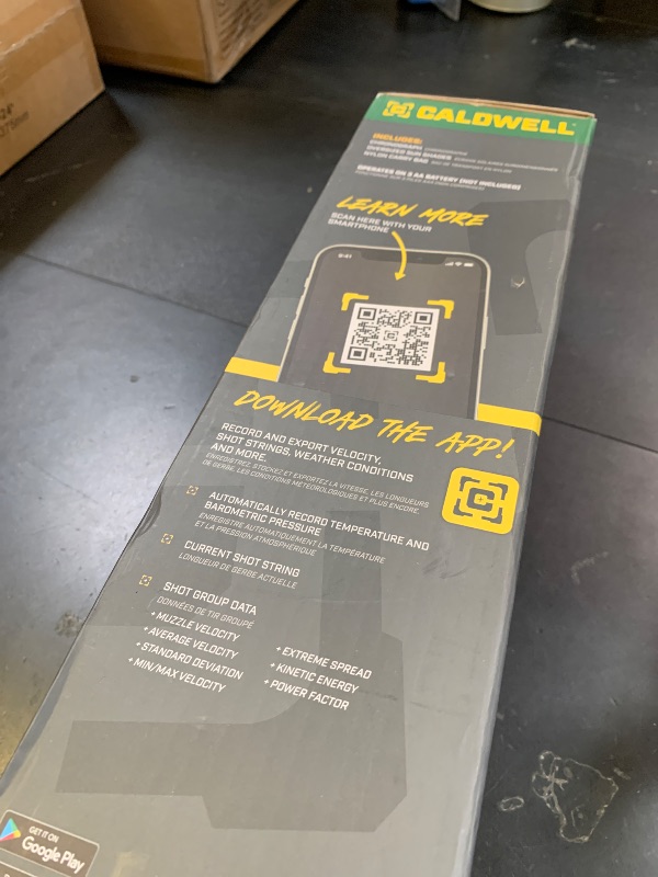 Photo 1 of Caldwell Ballistic Precision Chronograph 2.0 with Bluetooth, App Compatible, Sun Screens, Shot Velocity Tester for Firearms, Archery, Airguns