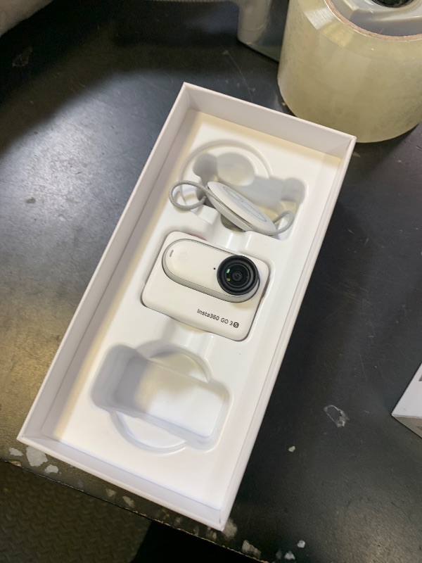Photo 1 of Insta360 GO 3S 4K Standard Edition Action Camera - White Arctic, 128GB