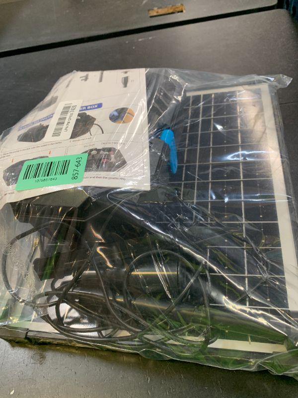 Photo 1 of NFESOLAR Solar Water Fountain Kit, Pond Filter with 20W Solar Panel, 120 GPH Solar Water Pump, 4 Sprayers for Outdoor Pond 120-300 Gallons, Fish Tank and Garden Water Features N3212
