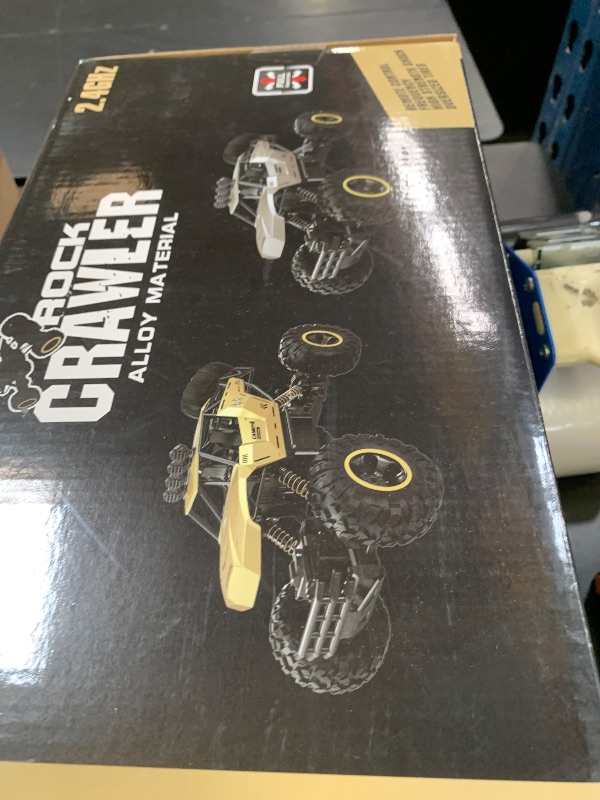 Photo 1 of Jiakora RC Cars Remote Control Car 1:12 Off Road Truck, Metal Shell LED Headlights Offroad Monster RC Truck, 4x4 All Terrain Hobby RC Cars Toys for Boys Kids Adults Gifts 8-12