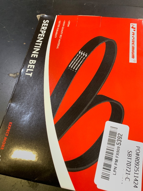 Photo 1 of A-Premium 72.17 Inch 56992R40A01 Engine Serpentine Drive Belt Compatible with Honda Accord 2008 2009 2010 2011 2012, L4 2.4L, Gas Only