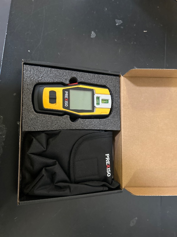 Photo 1 of PREXISO 2-in-1 Stud Finder with Laser Level, Rechargeable Multi Surface Cross Line Laser & Wall Stud Scanners Tool for Hanging Frames & Picture, Wood Ac Wire Metal Studs Joist Pipe Detection