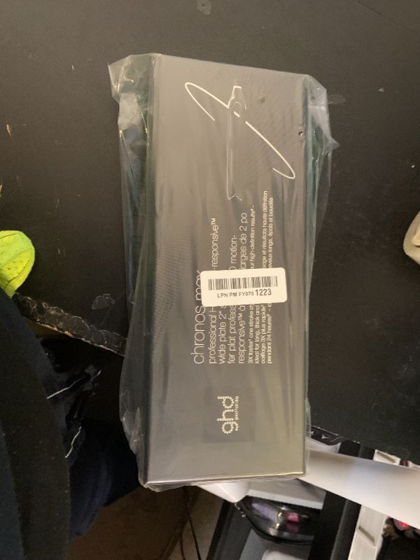 Photo 1 of ghd Chronos Styler - 2” Smart Flat Iron Hair Straightener with HD Motion-Responsive Technology, Faster Styling, 24-Hour Results, More Shine, Less Frizz, and No Extreme Heat Damage - Black