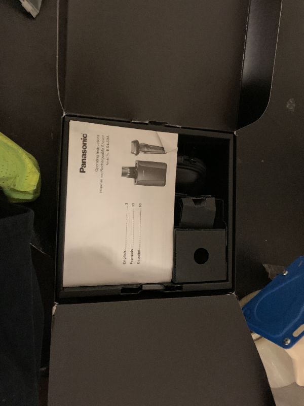 Photo 1 of Panasonic ARC6 Electric Razor for Men Face, Wet/Dry Shavers for Men with Foil Shaver, Premium Automatic Cleaning and Charging Station, Ultra-Fast 6-Blade & Pop-up Trimmer - ES-LS9A-K (Black)