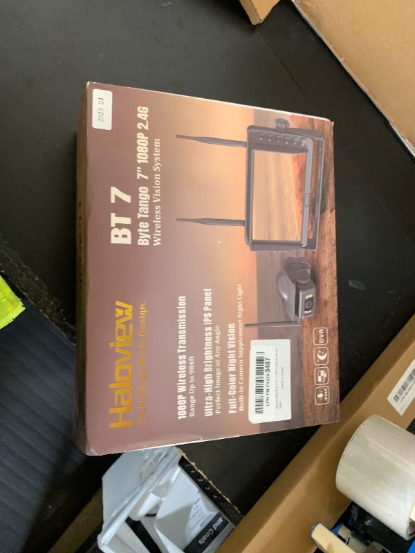 Photo 1 of Haloview BT7 RV Backup Camera Wireless FHD 1080P DVR Rearview Full-Color Night Vision Cam and 7" Monitor System Adapter for Furrion Pre-Wired RV,Truck,Trailer,Truck,Camper,Van,Pickup