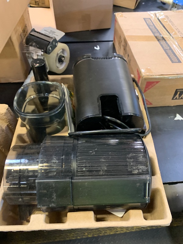 Photo 1 of ECOSELF 3-in-1 Juicer Machines with 3 Filters (For Juice/Sorbet/Nut Milk), Slow Masticating Juicer With Wide Mouth Hopper For Vegetables & Fruits, Large Capacity, Juicer for Family (With Pusher)