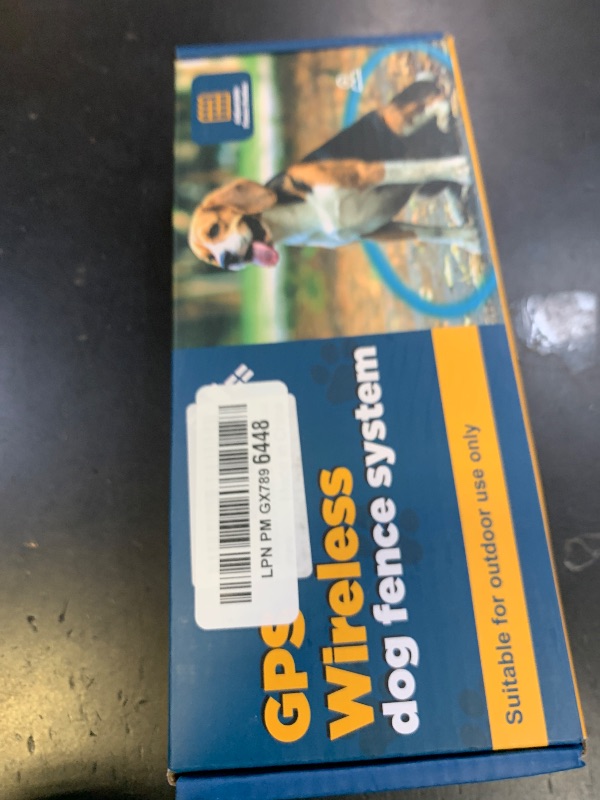 Photo 1 of VERSMELO GPS Wireless Dog Fence, Electric Fence for Dogs, Perimeter Collar Fence System, Radius 33-1999 Yards, IPX7 Waterproof, Beep Vibration Shock Correction, for Pets Over 18 Lbs