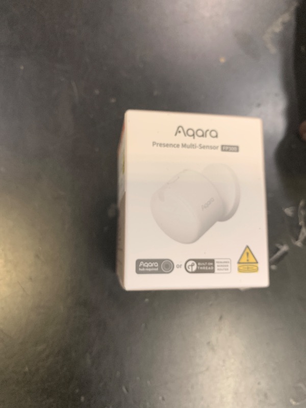 Photo 1 of Aqara Presence Sensor FP300 Wireless 5-in-1 Motion Sensor with mmWave, PIR, Light, Temperature & Humidity Detection, Thread & Zigbee, Supports HomeKit, Home Assistant, Alexa, Google Home