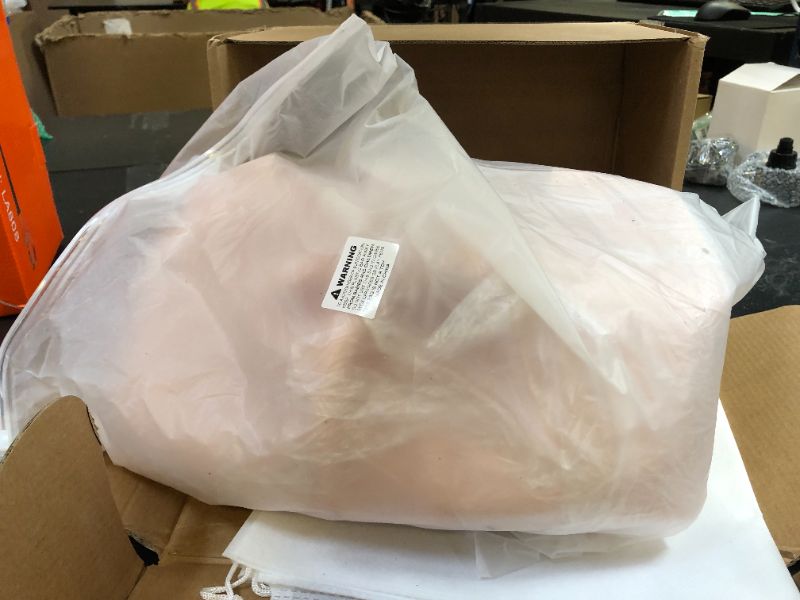Photo 1 of TGLTOJAHY Silicone Breastplate for Stage & Performance, K Cup (Fair), Used by Crossdressers & Drag Queens