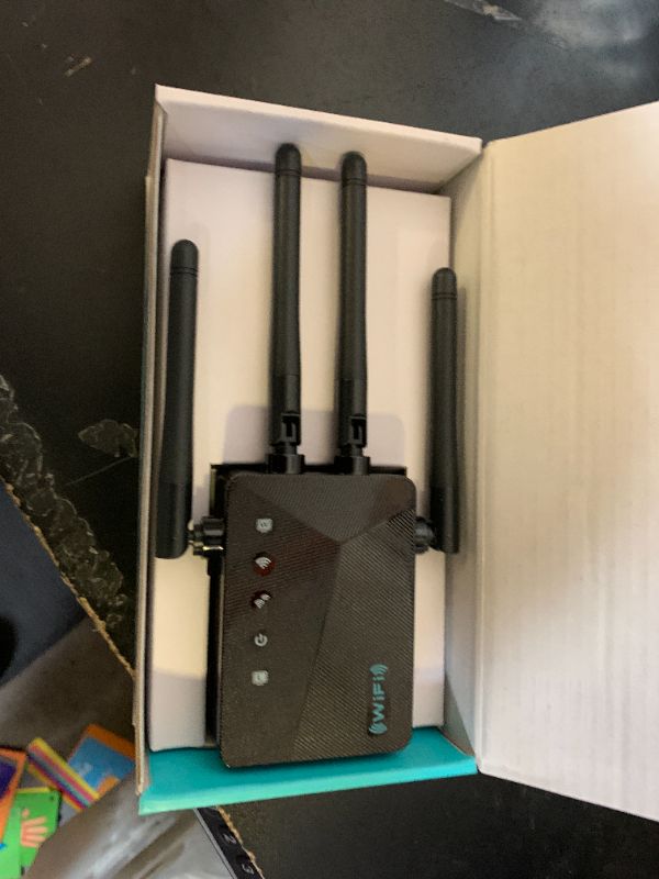 Photo 1 of WiFi Extender, 2026 Strongest WiFi Extender Signal Booster, Whole Home Internet Repeater Covers up to 15,000 sq.ft and 50 Devices, Easy Setup | Banish WiFi Dead Zones