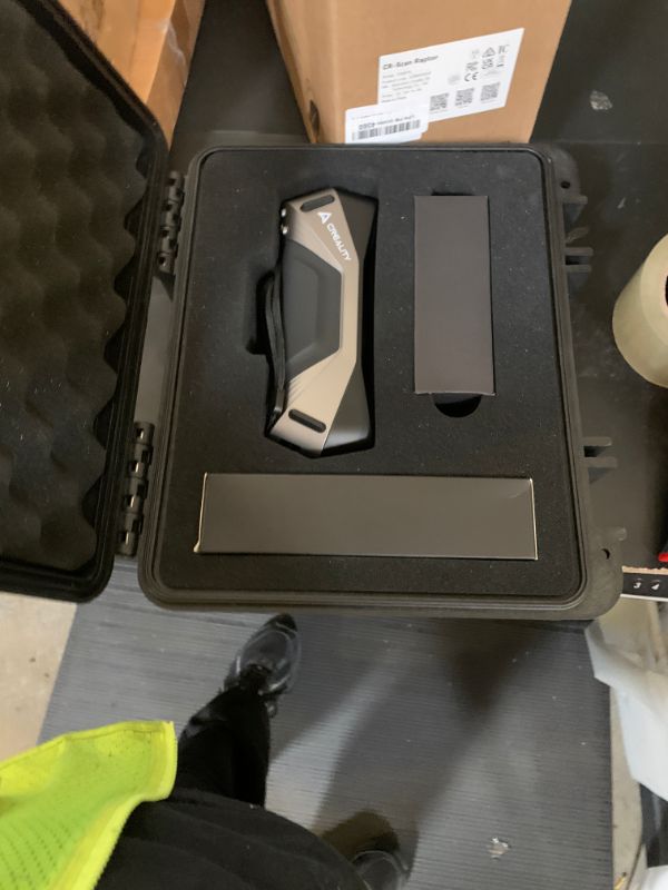 Photo 1 of Creality Raptor 3D Scanner for 3D Printing, Multiple-line Blue Laser & NIR Handheld Scanner with 0.02mm Accuracy, Anti-Shake Tracking, 24-Bit Fast Full-Color Scanning for Windows macOS